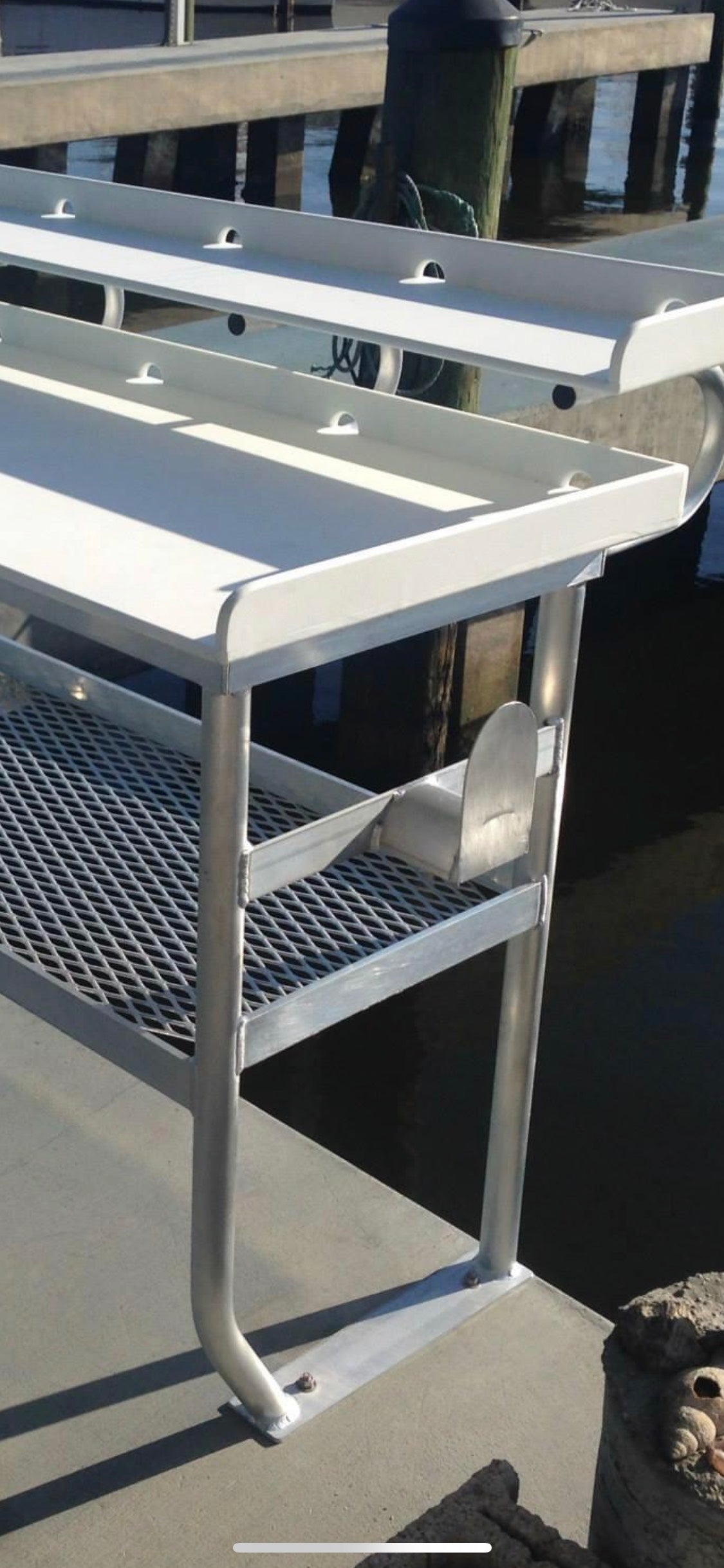 Fish Cleaning Table Hose Holder