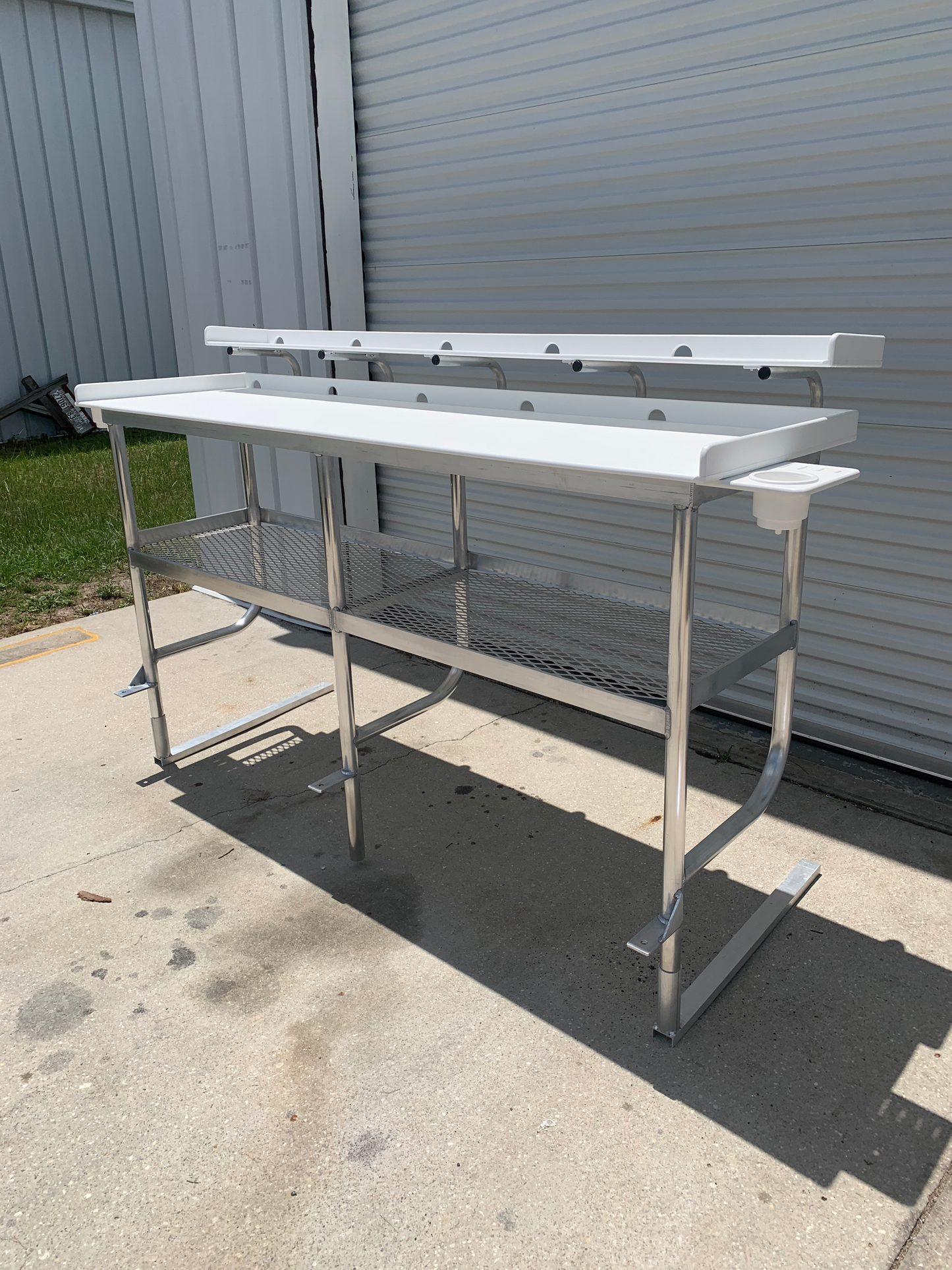 Fish Cleaning Table Knife Rack/Cup Holder Combo